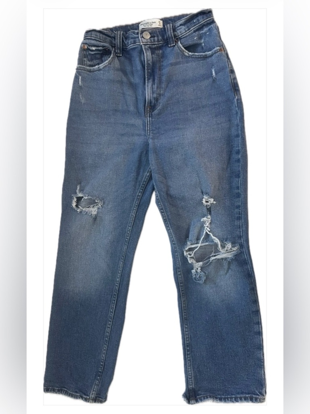 Abercrombie & Fitch women’s the Ankle Straight ultra high rise.  Size 4.